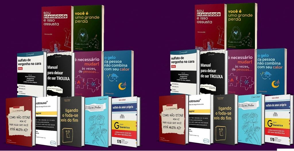 Superando Relacionamentos Tóxicos com o Combo de Livros de Caio César Dicas de Cursos e finanças para Investidores