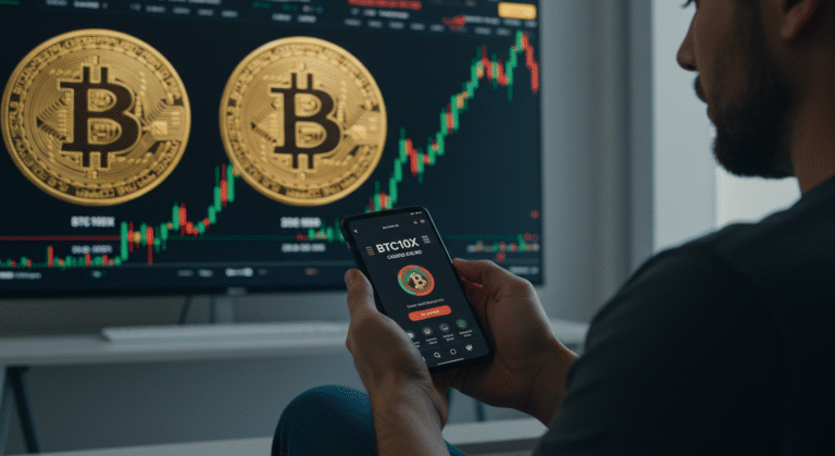 Manual Estratégico BTC10X Elídio: Guia Técnico para Operar Bitcoin com Alavancagem e Controle de Margem